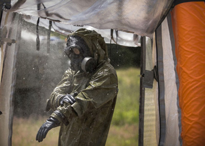Elementos para descontaminación tras terminar
